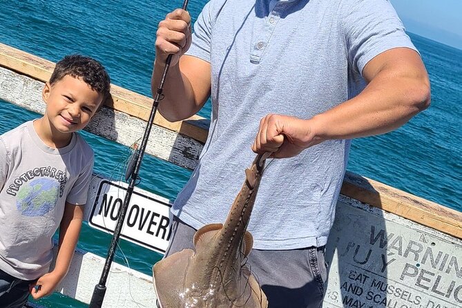 2-Hour San Diego Pier Fishing Experience - Catch and release, including rays and small sharks