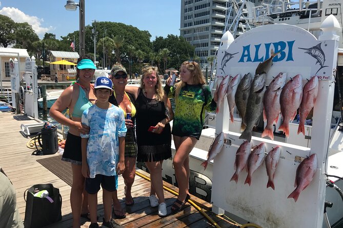 6 Hour Family Fun Fishing Charter on a 42’ Sportfish ,Alibi - The crew makes the difference