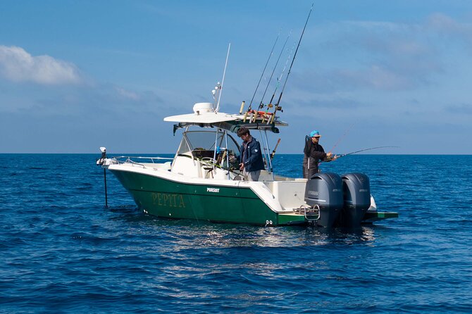 A full day fishing in Sicily - Leaving Trapani near the Castello di Mare