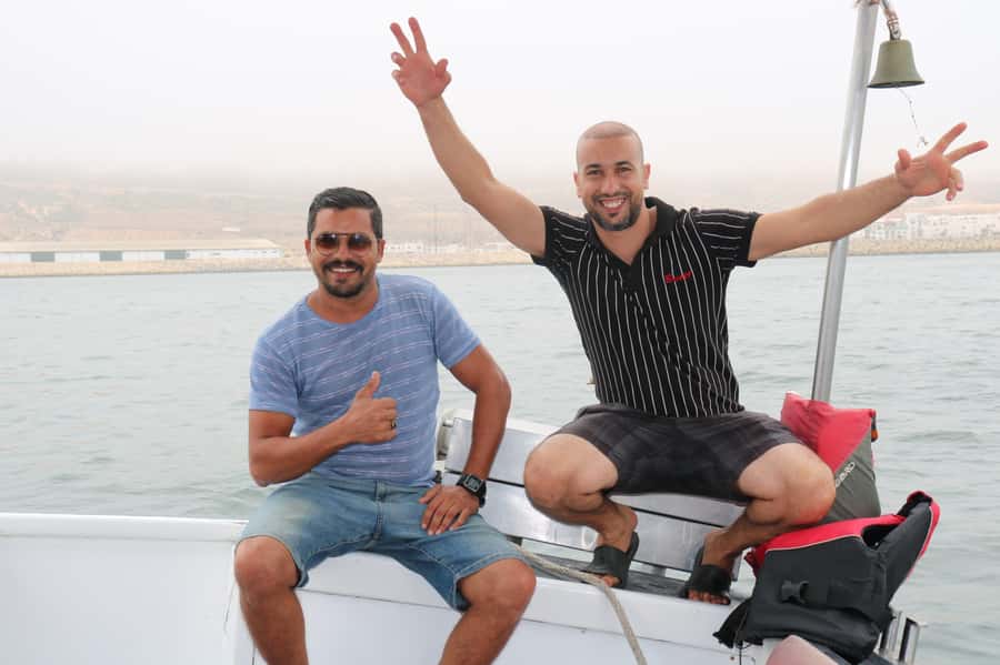 Agadir: 4-Hour Boat Trip with Fishing, BBQ & Swim - From your hotel to Marina Agadir in 20 minutes