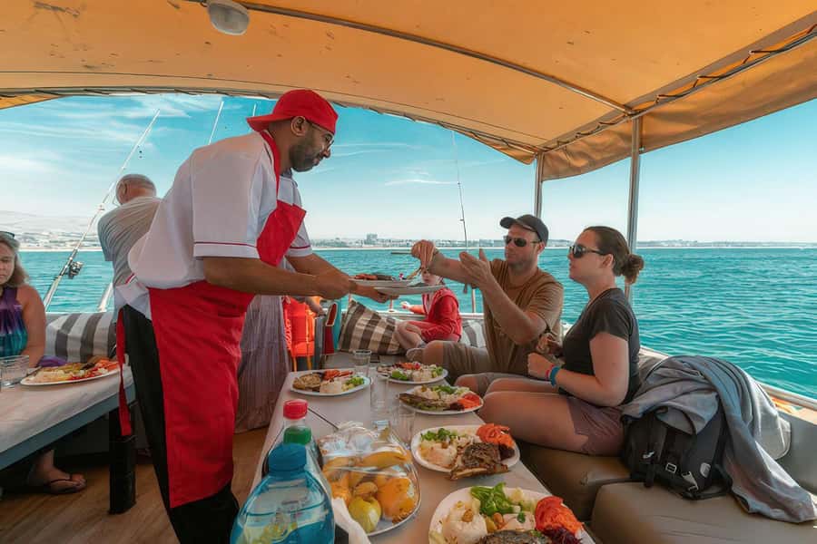 Agadir: Half-Day Boat Trip with Fishing and BBQ Lunch - Fishing with the crew’s equipment