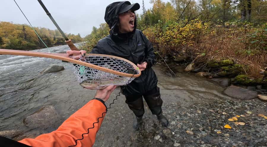 Anchorage: Full-day guided fly-fishing with Hotel Pickup - A small group, with room for a personal approach
