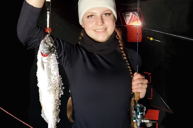 Anchorage Ice Fishing Adventure with transportation - A real Alaska winter outing, not just a photo stop