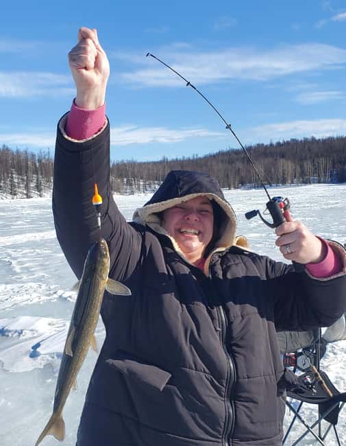 Anchorage: Ice Fishing Trip With Transportation - Four hours from hotel lobby to frozen lake