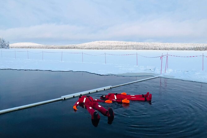 Arctic Day with Ice Fishing and Floating - A Lappish barbecue makes the cold easier
