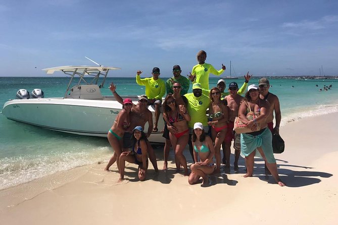 Aruba Private Luxury Boat Tours - Sail, Snorkel, Fishing and More - A private boat day off Aruba’s Palm and Eagle Beach