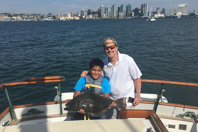 Bay Fishing Charter - Fishing under the Coronado Bay Bridge