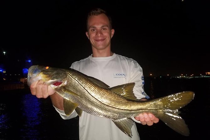 Biscayne Bay Night Fishing Charters - A four-hour fishing trip with Miami as your backdrop