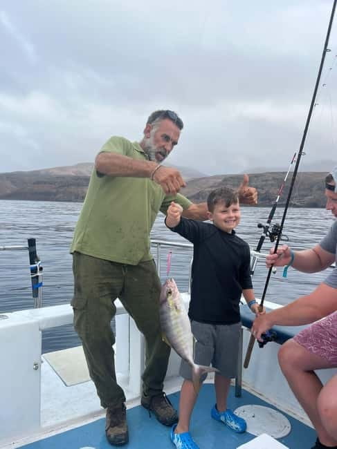 Bottom fishing & light trolling Puerto Calero, Lanzarote - Four hours on the water from Puerto Calero