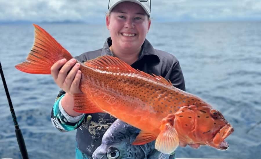 Cairns: Great Barrier Reef Fishing Charter with Lunch - The catch-cleaning service at the end