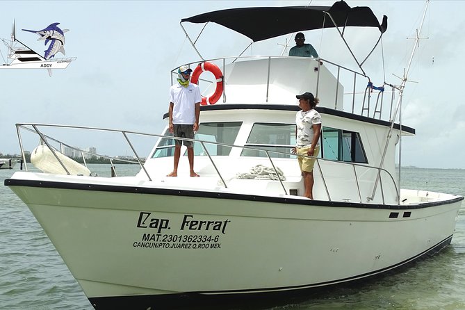 Cancun fishing charter if you don't fish you don't pay 46ft yacht 12pax 25P14 - Who will get the most from this charter