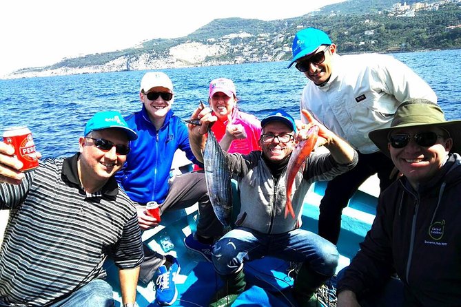 Capri Fishing Excursion with Snorkeling and Lunch from Sorrento - Fishing with a local skipper