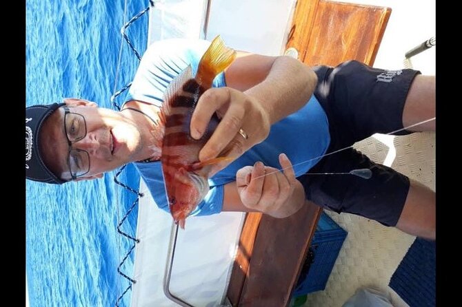 Captain Manolis Fishing with barbecue on the boat - A half-day at sea from Rhodes Town