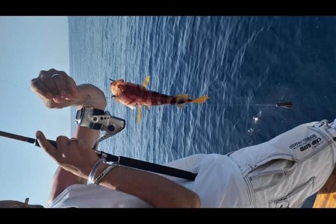 Captain Manolis Fishing with barbecue on the boat - Barbecue lunch served on the boat