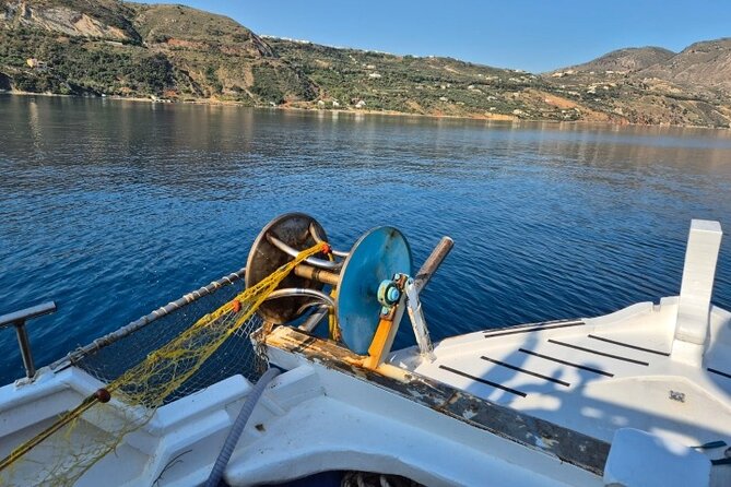 Chania Fishing with Nets Catch and Cook with a Local Fisherman - Swimming in a Quiet Cove