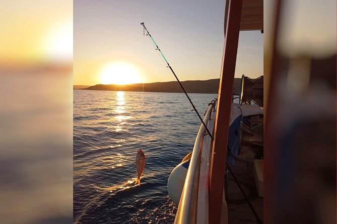 Chania Sunset Rod Fishing Experience - Photos and videos included