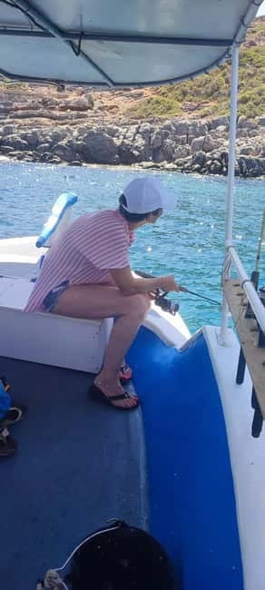Crete: Boat Cruise with Fishing, Swimming, Lunch, and Drinks - Spinalonga, Plaka, and the historical setting