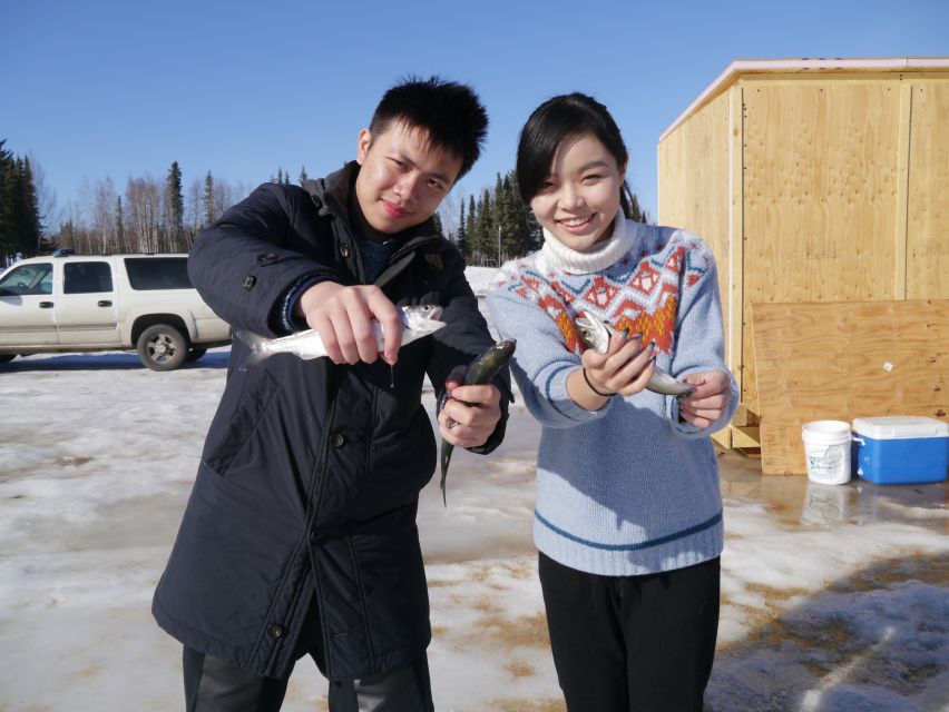 Fairbanks: Aurora Ice Fishing Tour - Leaving Fairbanks for a frozen lake