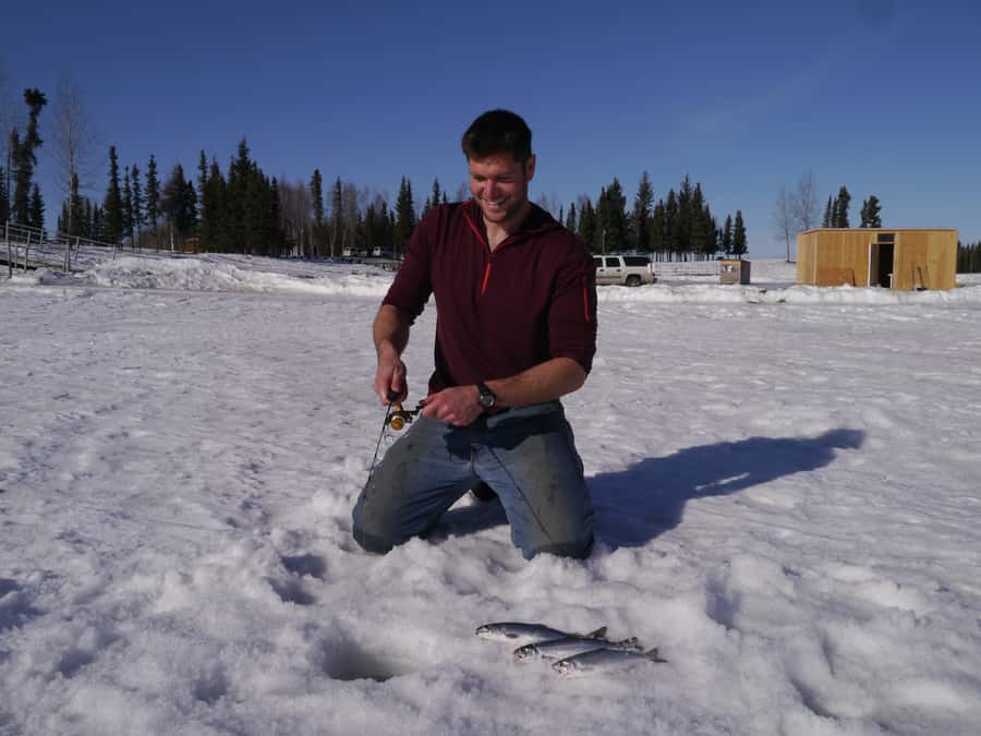 Fairbanks: Half-Day Ice Fishing Excursion - Learning an old skill on the ice