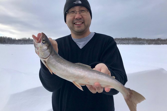 Fairbanks Ice Fishing Expedition in a Heated Cabin with Fish Cookout - Key points to know before you go