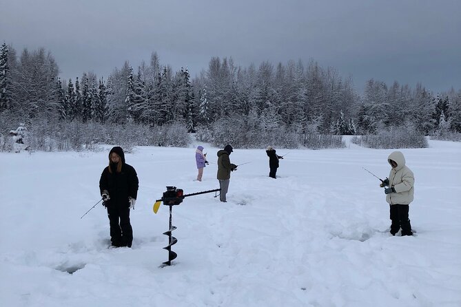 Fairbanks Ice Fishing with Transportation - What a four-hour Fairbanks ice-fishing trip feels like