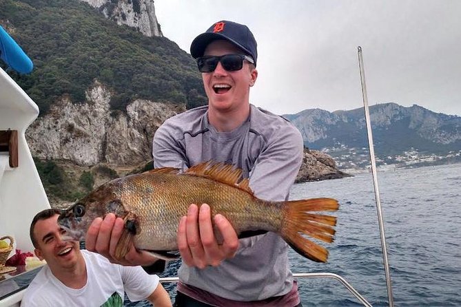 Fishing Experience Around Capri from Sorrento with Lunch Onboard - Meeting at 7:30 am in Piano di Sorrento