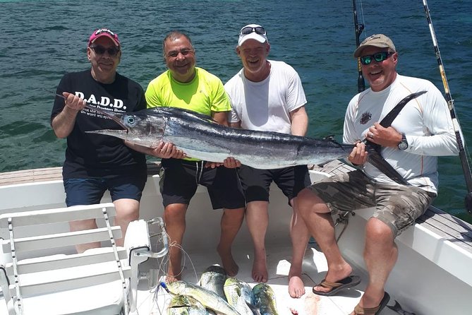 FISHING PRO CHARTERS - Boat Excursion - Sobre Las Olas - Leaving Punta Cana for the fishing grounds