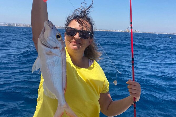 Fishing trip Torrevieja - A summer swim when conditions allow
