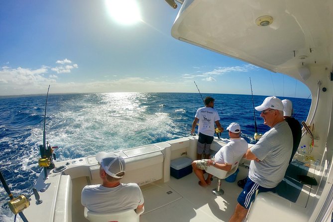Fishing Trips in Barbados onboard Nauti Dreams Luxury Charters - A good first fishing trip for families and mixed groups
