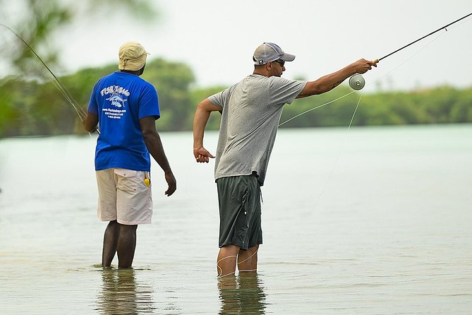 Fly Fishing Tour - Fishing the flats and reef water from Buccoo Point