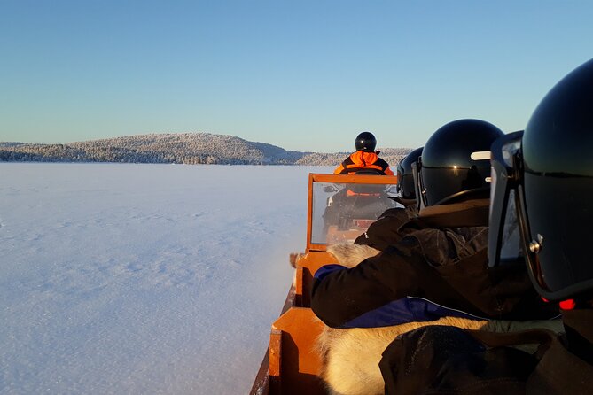 From Ivalo: Ice Fishing Safari to Lake Inari, reindeers & lunch - Reaching Lake Inari from Ivalo