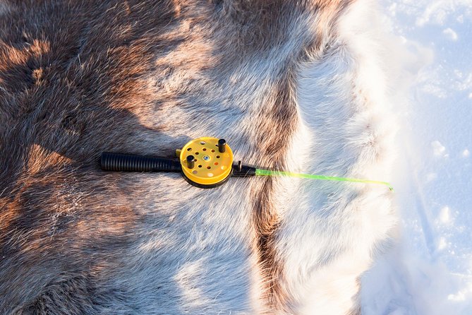 From Ivalo: Ice Fishing Safari to Lake Inari, reindeers & lunch - How the small group changes the day