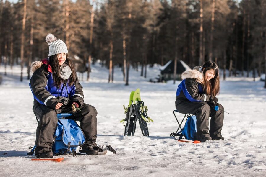 From Rovaniemi: Snowshoeing and Ice Fishing Tour - Learning the Finnish art of ice fishing