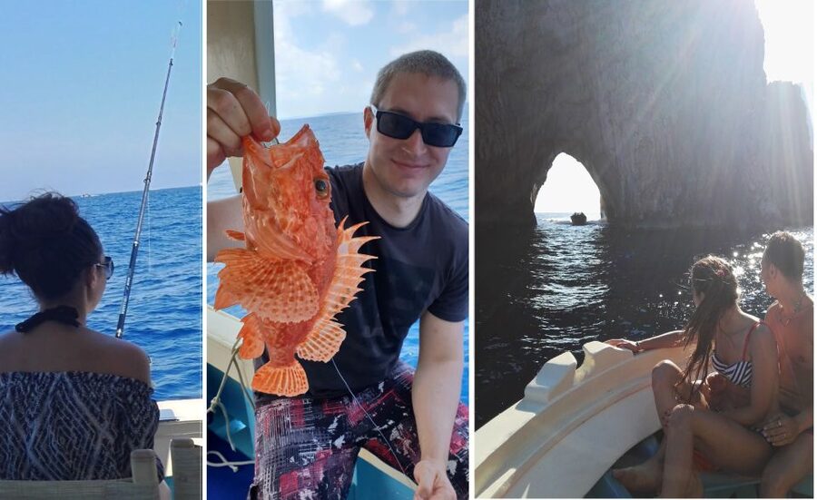 From Sorrento: Fishing in Capri with Lunch - Pickup from Sorrento and the morning start
