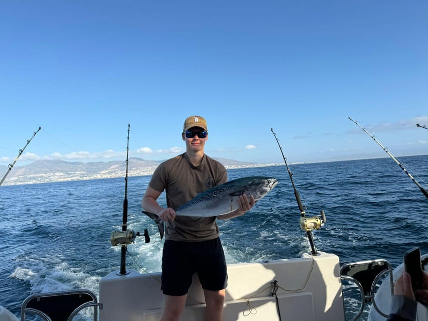 Fuengirola: 4h Trolling Fishing Trip with Snacks and Drinks - Four hours on the Mediterranean