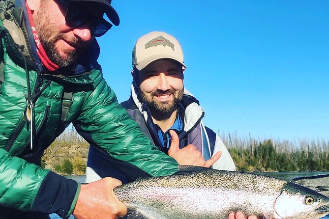 Full day fishing trips - Rainbow trout, Dolly Varden, and four salmon possibilities