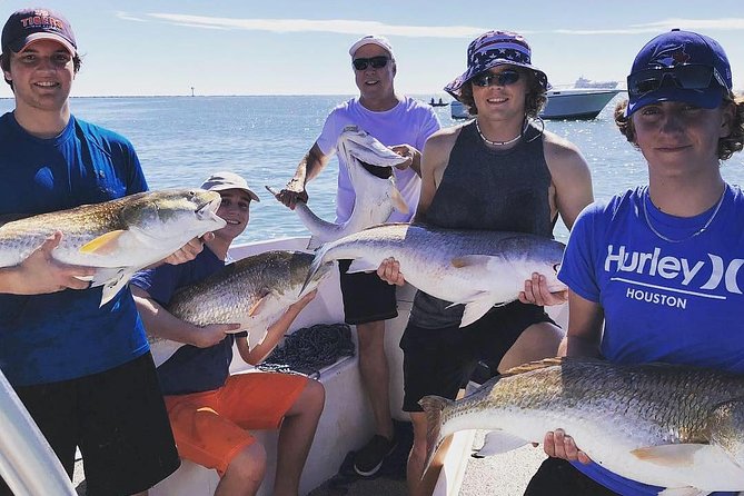 Full-Day Jetty Fishing Charter from Galveston - Fishing the long Galveston jetties