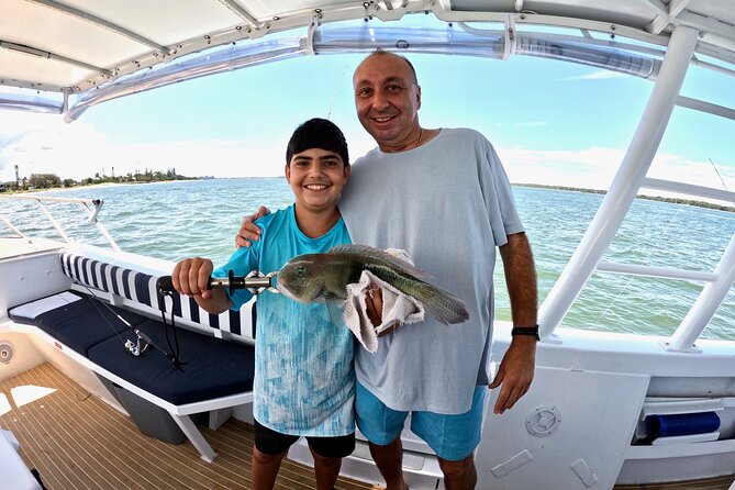Gold Coast's Broadwater Private Calm Water Fishing - Andreas, Cooper, and the human side of the trip