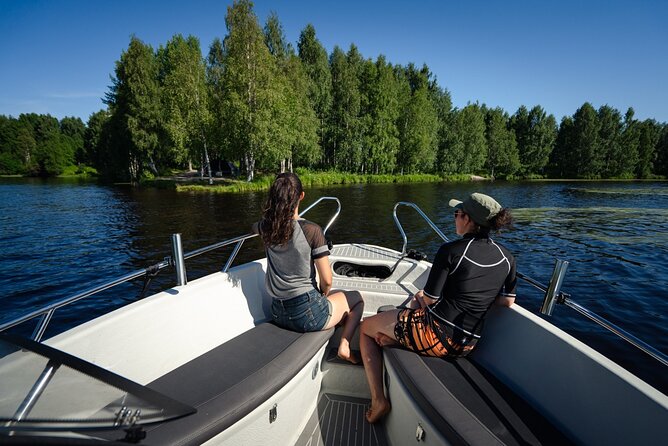 Guided Midnight Sun Fishing and Sightseeing Boat Tour - Rovaniemi Seen From the River