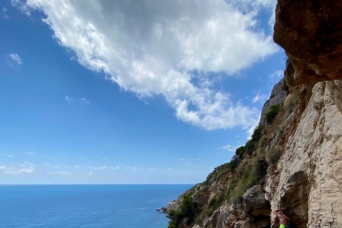 Hiking Cliffs & Old Fishing Trails around Moraira OFFICIAL GUIDE - The easier trail beneath the Cumbres del Sol