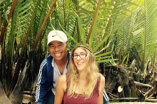 Hoi An Basket Boat Tour & cooking class(local market, boating, fishing crab...) - Entering Bay Mau Coconut Forest by Basket Boat