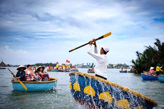 Hoi An basket boat tour with seafood lunch at fishing family - A bamboo boat ride unlike anything in Hoi An