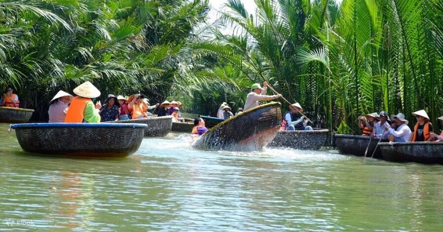 Hoi An: Coconut Basket Boat Ride and Fishing Experience - Entering Cam Thanh’s Coconut Waterways