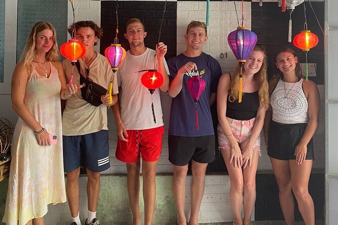 Hoi An Full Lantern Making Class , Basket Boat , Crab Fishing And Food - Crab fishing gives the boat ride a purpose