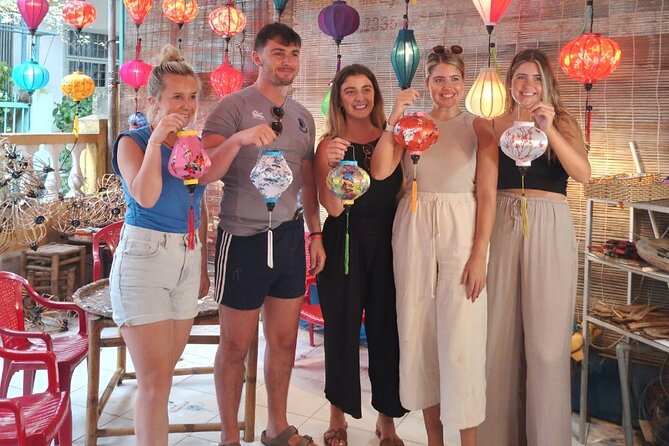 Hoi An Full Lantern Making Class , Basket Boat , Crab Fishing And Food - Making your own Hoi An lantern