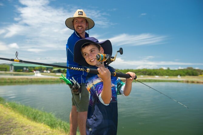 Hook-A-Barra Fishing and Farm Activity - The gourmet platter completes the pond-to-plate story