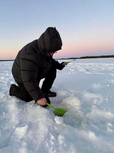 Ice Fishing Adventure in Levi with Salmon Soup - What the price includes at $135