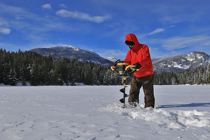 Ice Fishing Adventure in Whistler - A Quiet Whistler Alternative to the Ski Slopes