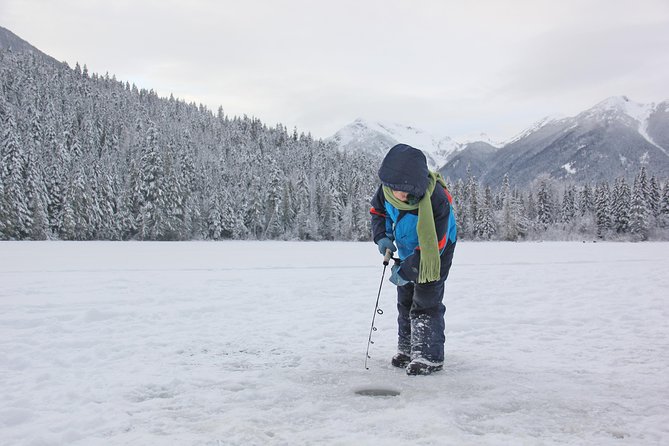 Ice Fishing Adventure in Whistler - Learning the Basics With Matt or Jared