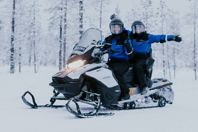 Ice Fishing by Snowmobile in Levi - From Levi to the frozen lake by snowmobile